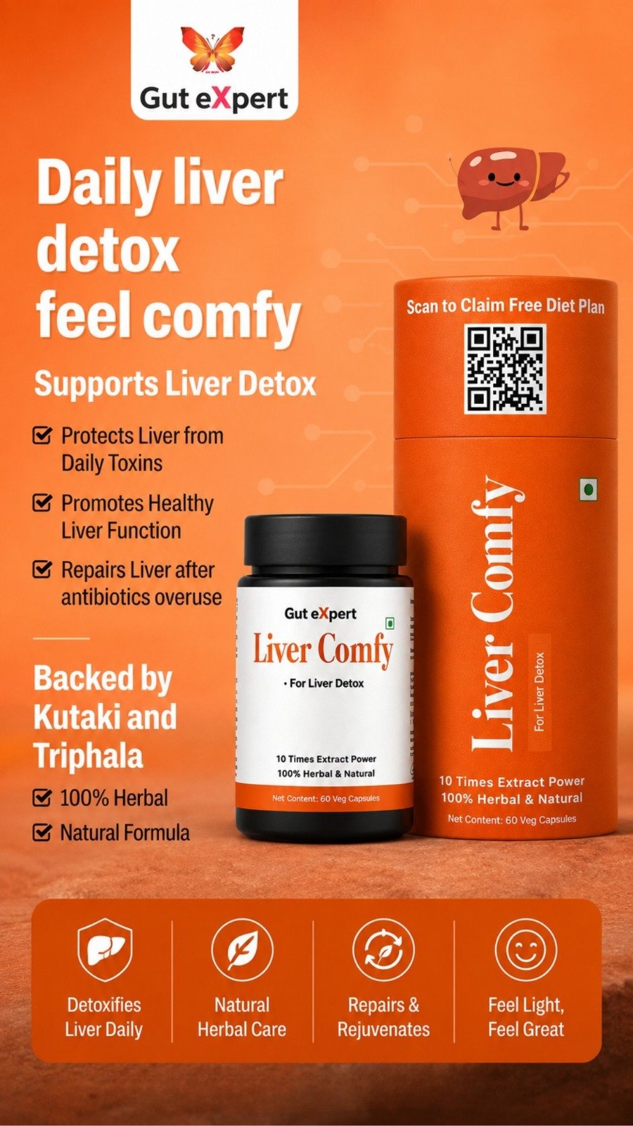 17792664886a0d73b8684d7photo (1) GUT EXPERT - Liver Comfy - Image 1
